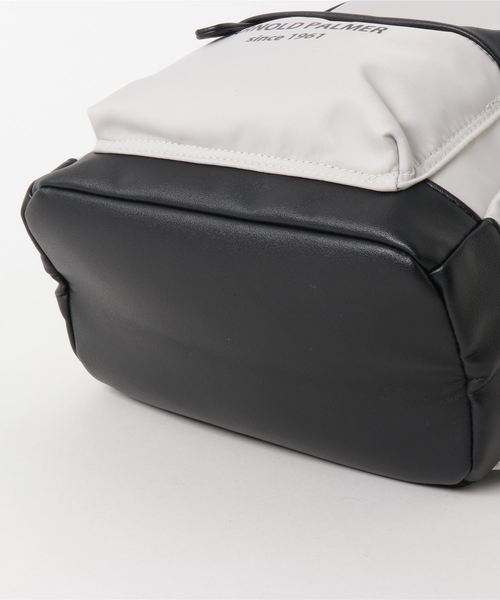 arnold palmer timeless(アーノルドパーマータイムレス)の「合皮×ナイロン異素材コンビミニリュック(バックパック/リュック・レディース・ブラック/ネイビー/ヘザーグレー・FREE)」の5枚目の写真