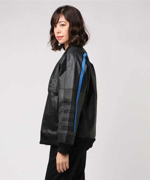 adidas（アディダス）の「トラックトップ [TRACK TOP] オリジナルス（ナイロンジャケット・レディース・ブラック・X-SMALL/SMALL/MEDIUM/LARGE/X-LARGE/XX-LARGE）」の2枚目の写真