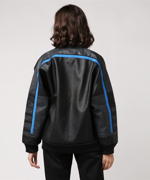 adidas（アディダス）の「トラックトップ [TRACK TOP] オリジナルス（ナイロンジャケット・レディース・ブラック・X-SMALL/SMALL/MEDIUM/LARGE/X-LARGE/XX-LARGE）」の3枚目の写真