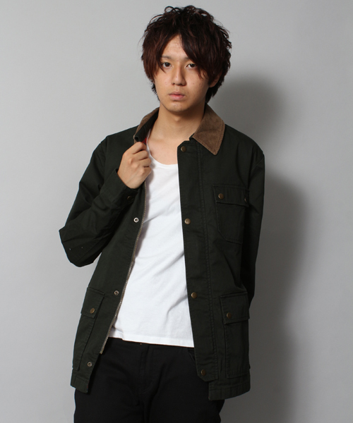 WEGO（ウィゴー）の「WEGO/フィールドジャケット（ミリタリージャケット・メンズ・ダークグリーン/ネイビー・MEDIUM/LARGE）」の12枚目の写真