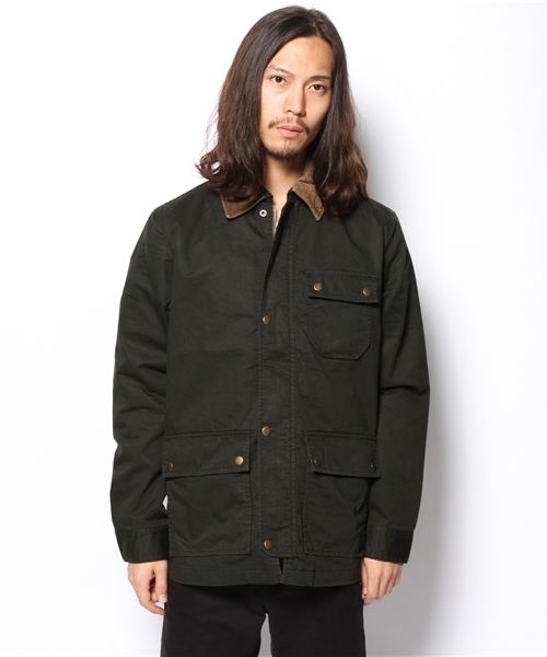 WEGO（ウィゴー）の「WEGO/フィールドジャケット（ミリタリージャケット・メンズ・ダークグリーン/ネイビー・MEDIUM/LARGE）」の3枚目の写真