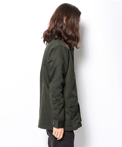 WEGO（ウィゴー）の「WEGO/フィールドジャケット（ミリタリージャケット・メンズ・ダークグリーン/ネイビー・MEDIUM/LARGE）」の4枚目の写真