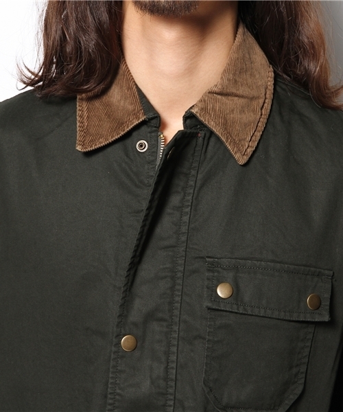 WEGO（ウィゴー）の「WEGO/フィールドジャケット（ミリタリージャケット・メンズ・ダークグリーン/ネイビー・MEDIUM/LARGE）」の7枚目の写真