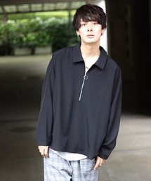 kutir | halfzip shirts / 襟付きハーフジップシャツプルオーバー(シャツ/ブラウス)