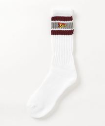 Sync.（スィンク）の「Sync.【D*FACE】LINE SOCKS "SHIT"× Healthknit（ソックス/靴下）」