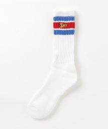 Sync.（スィンク）の「Sync.【D*FACE】LINE SOCKS "SHIT"× Healthknit（ソックス/靴下）」