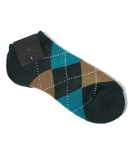 Men S Melrose メンズメルローズ の アーガイル柄スニーカーソックス ソックス 靴下 Wear