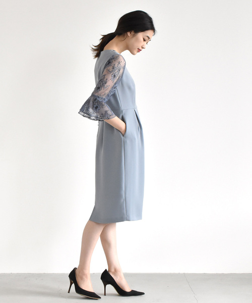 kaene（カエン）の「レースコクーンワンピース（ドレス）」 - WEAR