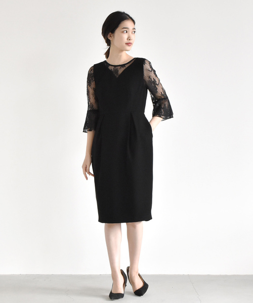 kaene（カエン）の「レースコクーンワンピース（ドレス）」 - WEAR