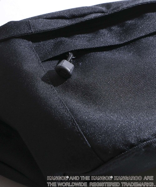 KANGOL（カンゴール）の「∴WEGO/【WEB限定】KANGOL SPORT 別注ビッグウエストバッグ（ボディバッグ/ウエストポーチ・メンズ・ベージュ/ブラック/ブラック系その他/ベージュ系その他・FREE）」の16枚目の写真