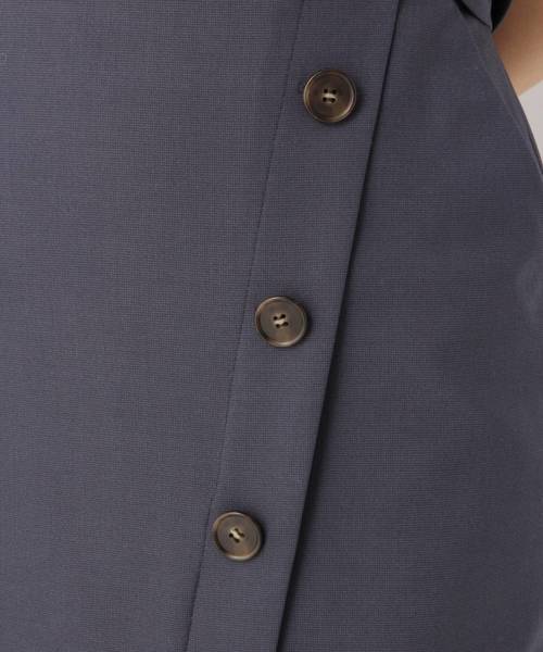 A part by（アパートバイ）の「TRマエボタンタイトスカート 823680（スカート・レディース・ネイビー/イエロー/ライトブルー/ライトベージュ・MEDIUM/LARGE）」の7枚目の写真