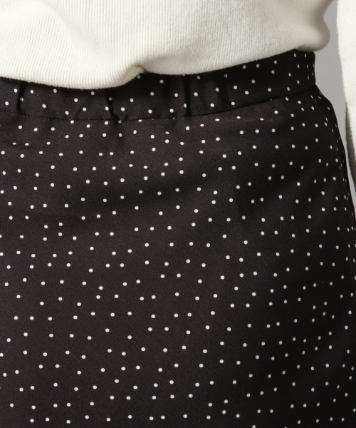 LOWRYS FARM（ローリーズファーム）の「ドットマーメイドスカート　824856（スカート・レディース・ホワイト/ブラック/ブラウン・FREE）」の10枚目の写真