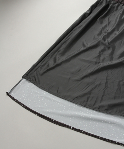 LOWRYS FARM（ローリーズファーム）の「ドットマーメイドスカート　824856（スカート・レディース・ホワイト/ブラック/ブラウン・FREE）」の9枚目の写真