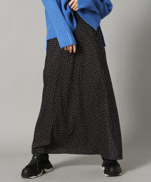 LOWRYS FARM（ローリーズファーム）の「ドットマーメイドスカート　824856（スカート・レディース・ホワイト/ブラック/ブラウン・FREE）」の19枚目の写真