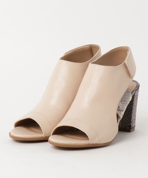 Naturalizer   （ナチュラライザー）の「ナチュラライザー/N504E0471/甲深 バックストラップ/ヒールサンダル（サンダル・レディース・ブラック/アイボリー・70/55/60/65/75）」の4枚目の写真