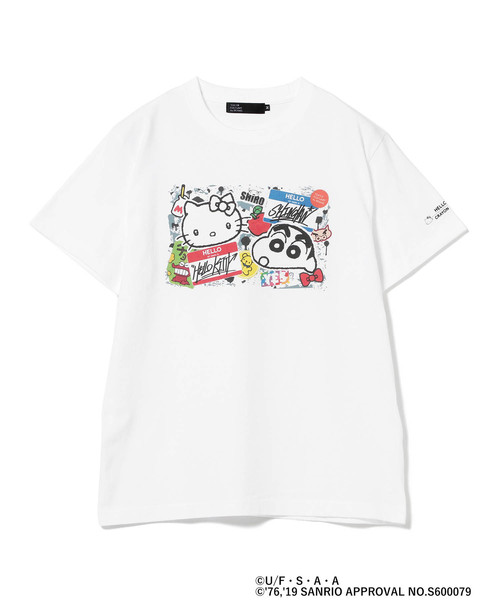 ハローキティ × クレヨンしんちゃん / Street Stickers Tシャツ ハローキティ × クレヨンしんちゃん / Street Stickers Tシャツ