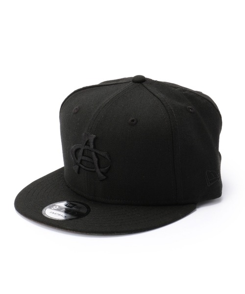 NEW ERA(ニューエラ)の「AVIREX×NEW ERA/アヴィレックス×ニューエラ/9FIFTY SNAP BACK CAP TYPE 'AC'/ ACキャップ(キャップ)」|ブラック×ブラック