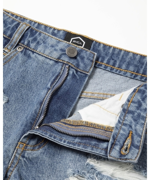 RVCA(ルーカ)の「RVCA レディース THE BF ショートパンツ/ルーカ カットオフ デニムショーツ(デニムパンツ・レディース・ブルー/ライトブルー・24inch/25inch)」の13枚目の写真