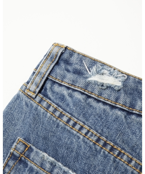 RVCA(ルーカ)の「RVCA レディース THE BF ショートパンツ/ルーカ カットオフ デニムショーツ(デニムパンツ・レディース・ブルー/ライトブルー・24inch/25inch)」の16枚目の写真