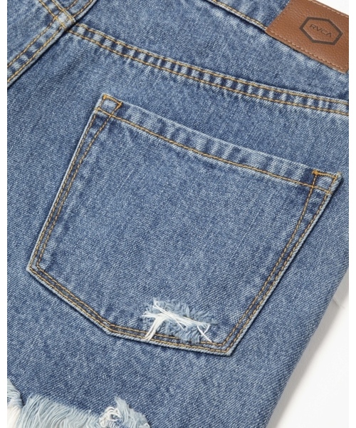 RVCA(ルーカ)の「RVCA レディース THE BF ショートパンツ/ルーカ カットオフ デニムショーツ(デニムパンツ・レディース・ブルー/ライトブルー・24inch/25inch)」の18枚目の写真
