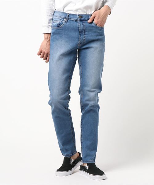 OUTDOOR PRODUCTS（アウトドアプロダクツ）の「OUTDOOR　スリムシルエット ストレッチデニムパンツ（デニムパンツ・メンズ・ライトブルー/ネイビー/ブルー系その他/インディゴブルー・79/91/76/82/85/88）」の12枚目の写真