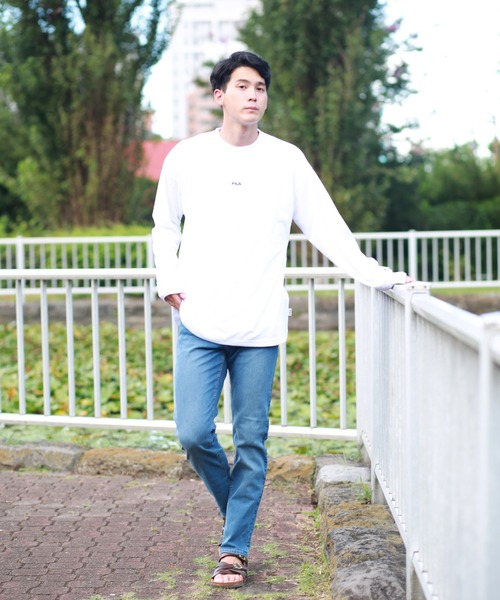 OUTDOOR PRODUCTS（アウトドアプロダクツ）の「OUTDOOR　スリムシルエット ストレッチデニムパンツ（デニムパンツ・メンズ・ライトブルー/ネイビー/ブルー系その他/インディゴブルー・79/91/76/82/85/88）」の20枚目の写真