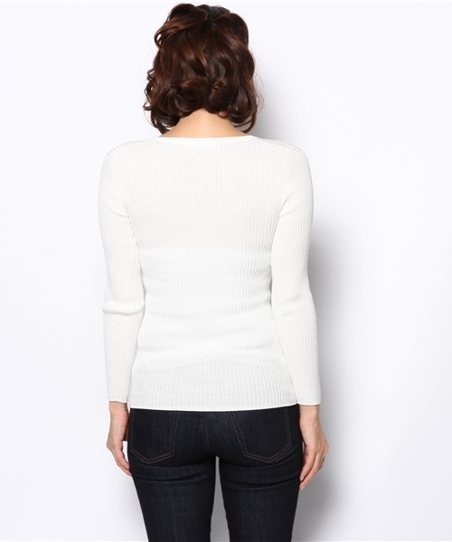 Whim Gazette（ウィムガゼット）の「12G2PRIB Vネック（ニット