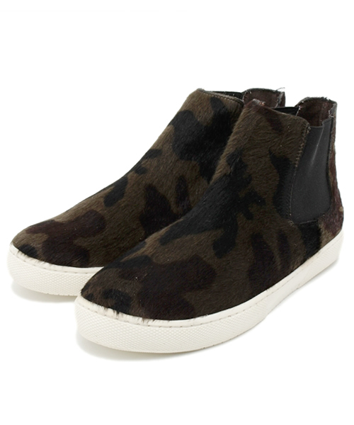 Ray BEAMS（レイビームス）の「MOHI / ポニー サイドゴア スリッポン（スニーカー・レディース・ブラック/その他1・37/38/36/39/35）」の2枚目の写真