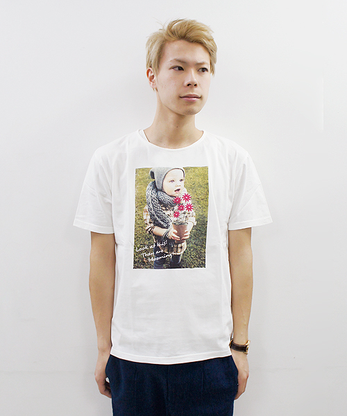 CIAOPANIC(チャオパニック)の「【Ciaopanic】 カラーフォト刺繍Tee(Tシャツ/カットソー・メンズ・ライトグレー/クリーム/アイボリー/オフホワイト/ホワイト・LARGE/MEDIUM)」の3枚目の写真