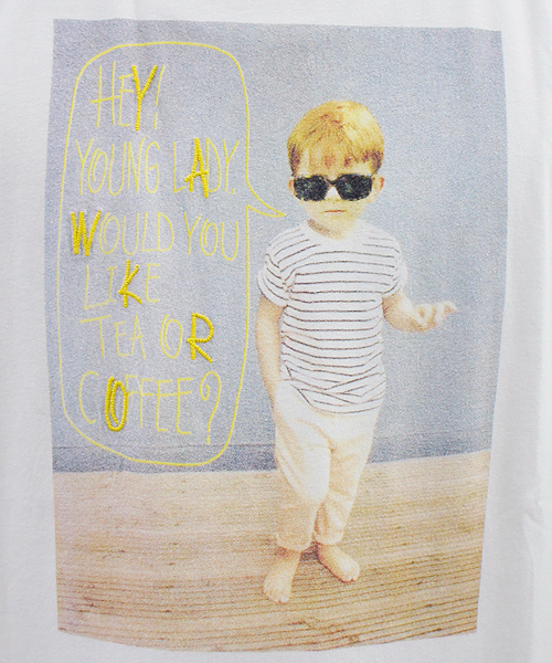 CIAOPANIC(チャオパニック)の「【Ciaopanic】 カラーフォト刺繍Tee(Tシャツ/カットソー・メンズ・ライトグレー/クリーム/アイボリー/オフホワイト/ホワイト・LARGE/MEDIUM)」の15枚目の写真