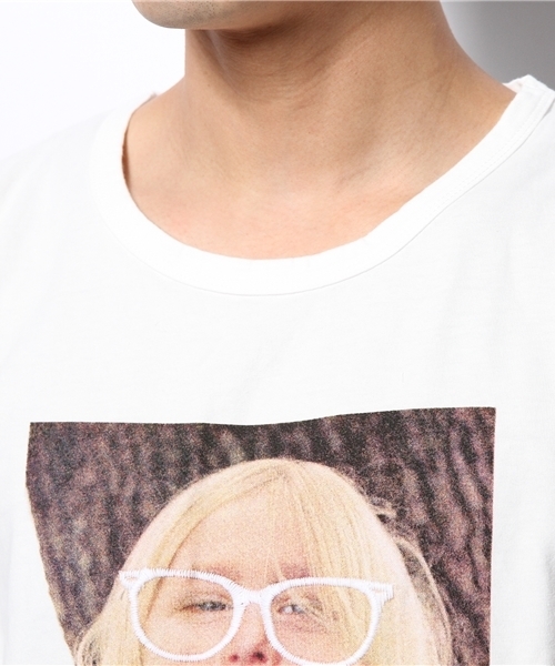 CIAOPANIC(チャオパニック)の「【Ciaopanic】 カラーフォト刺繍Tee(Tシャツ/カットソー・メンズ・ライトグレー/クリーム/アイボリー/オフホワイト/ホワイト・LARGE/MEDIUM)」の8枚目の写真