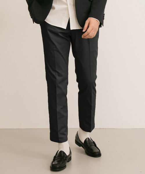 URBAN RESEARCH(アーバンリサーチ)の「TC SLIM TROUSERS(パンツ)」|ブラック