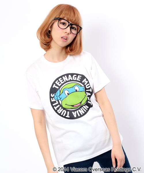 WEGO（ウィゴー）の「WEGO/オリジナルTシャツ(タートルズアーチプリント)（Tシャツ/カットソー・メンズ・ホワイト/ホワイト系その他/ブラック/ブラック系その他・LARGE/MEDIUM）」の7枚目の写真