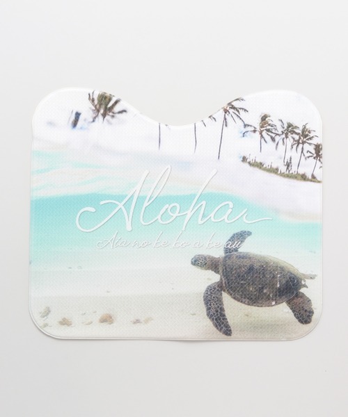 Kahiko Pvcハワイアントイレマット