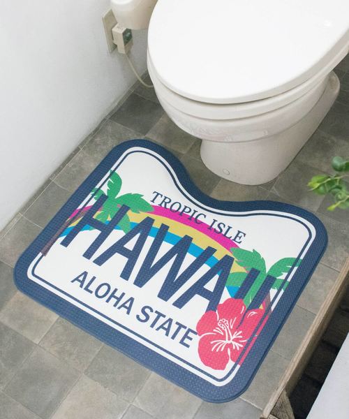 Kahiko Pvcハワイアントイレマット バス トイレグッズ Kahiko カヒコ のファッション通販 Zozotown