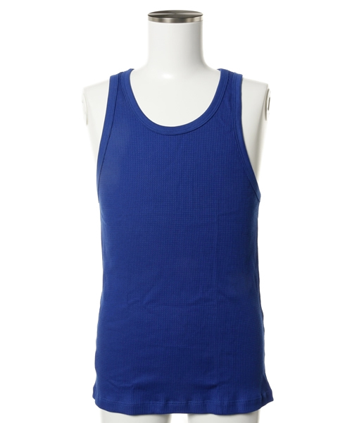 And A（アンドエー）の「THERMAL TANK TOP (SPECIAL DELIVERY)（タンクトップ・メンズ・レッド/ホワイト/ブルー・SMALL/MEDIUM）」の3枚目の写真