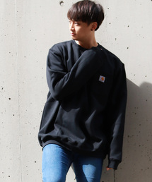 carhartt 裏起毛 ワッペン 長袖トレーナー