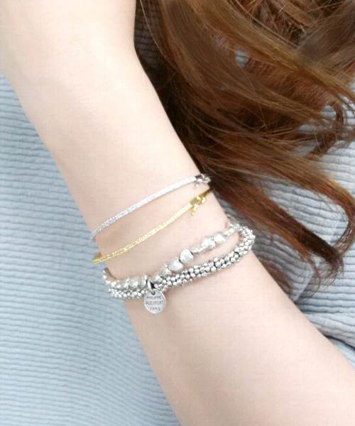 Jewel Changes（ジュエルチェンジズ）の「PHILIPPE AUDIBERT　Jewel Changesスペシャル  ハートキャビアデュオ ブレス / フィリップオーディベール / フィリップ オウディべール / WEBｺﾝﾃﾝﾂ / ∬（ブレスレット・レディース・シルバー・フリー）」の15枚目の写真