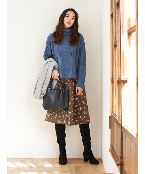 earth music&ecology（アースミュージックアンドエコロジー）の「ラッセルストール ＊（マフラー・レディース・グレー/ピンク/ベージュ/アイボリー・FREE）」の18枚目の写真