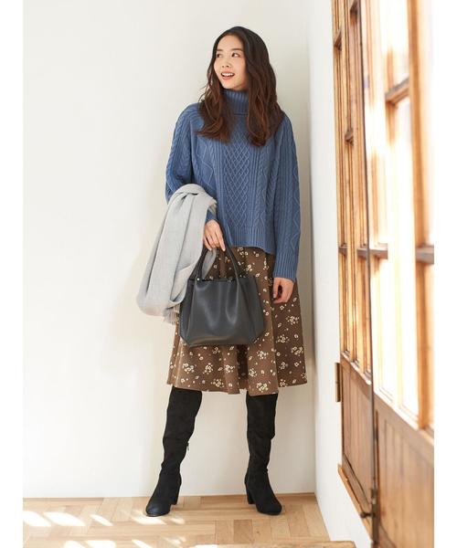 earth music&ecology（アースミュージックアンドエコロジー）の「ラッセルストール ＊（マフラー・レディース・グレー/ピンク/ベージュ/アイボリー・FREE）」の17枚目の写真