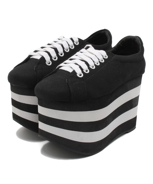 Jeffrey Campbell（ジェフリーキャンベル）の「厚底スニーカー（スニーカー・レディース・ブラック/ブルー系その他・38/36/37/39/40）」の10枚目の写真