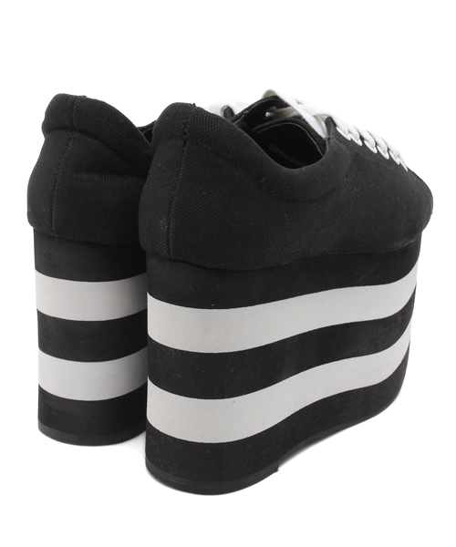 Jeffrey Campbell（ジェフリーキャンベル）の「厚底スニーカー（スニーカー・レディース・ブラック/ブルー系その他・38/36/37/39/40）」の4枚目の写真