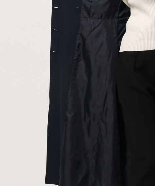 axes femme（アクシーズファム）の「ダブルブレストロングコート 
