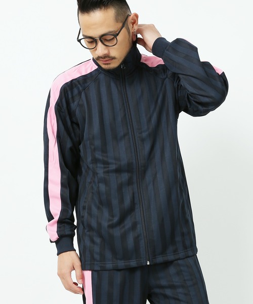 サイドライン シャドーストライプジャージ セットアップ（ジャージ