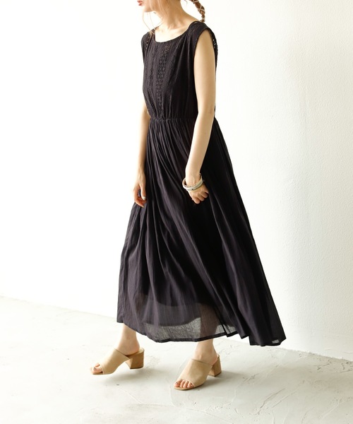 A I C エーアイシー の インドshifli刺繍 切り替えロングワンピース ワンピース Wear