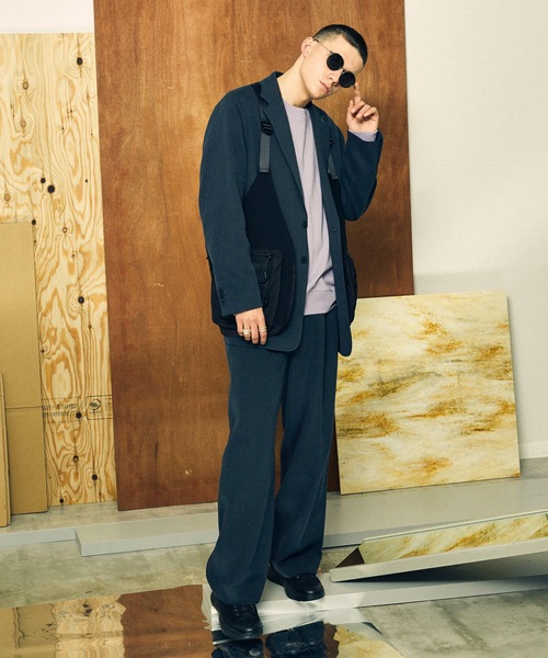 MAISON SPECIAL（メゾンスペシャル）の「【WEB限定】《ユニセックスアイテム》エアリーソフトオーバーサイズスウェット 【MAISON SPECIAL/メゾンスペシャル】（スウェット・メンズ・ブラック/ベージュ/ブラウン/オフホワイト/カーキ/ブルー/ピンク/ラベンダー・44/46/48/42）」の21枚目の写真