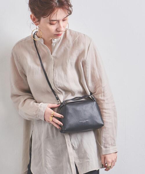 GIANNI CHIARINI（ジャンニ キアリーニ）の「＜GIANNI CHIARINI(ジャンニ キアリーニ) ＞ALIFA バッグS★（ショルダーバッグ・レディース・ブラック/ライトブルー/オフホワイト/ナチュラル・FREE）」の3枚目の写真