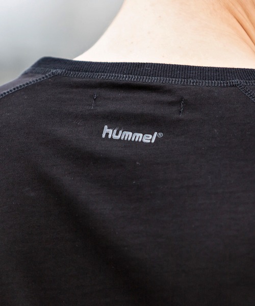 hummel（ヒュンメル）の「直営店・WEB限定 hummel(ヒュンメル)ラグランスリーブTシャツ（Tシャツ/カットソー・メンズ・ブラック/ホワイト・S/M/L/XL）」の8枚目の写真