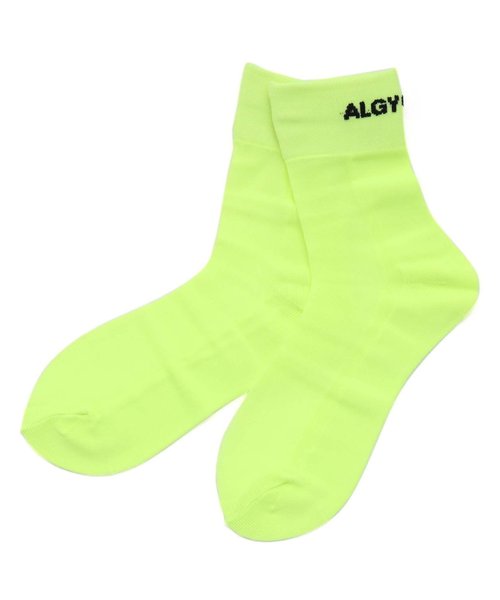algy（アルジー）の「■ネオンシースルークルーソックス（ソックス/靴下・キッズ・ブルー/ブラック/イエロー・21/24）」の3枚目の写真