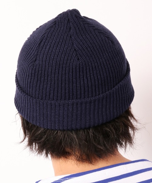 DISCUS（ディスカス）の「DISCUS ワンポイント ショートニットキャップ（ニットキャップ/ビーニー・メンズ・レッド/チャコール/オリーブドラブ/パープル/ネイビー/ワイン/ブラック・FREE）」の8枚目の写真